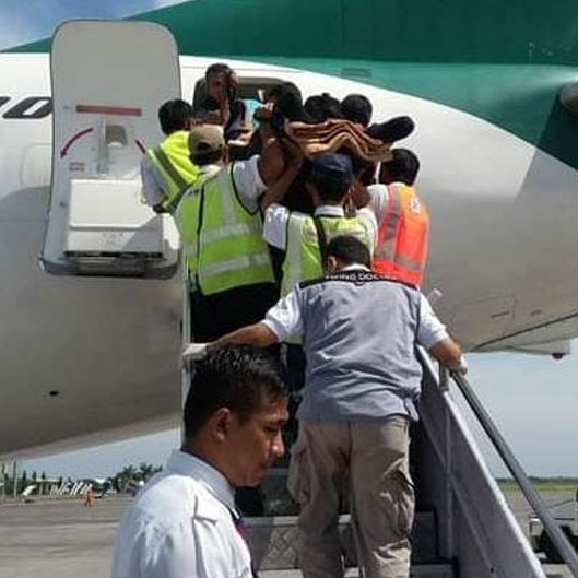 Commercial Stretcher flight